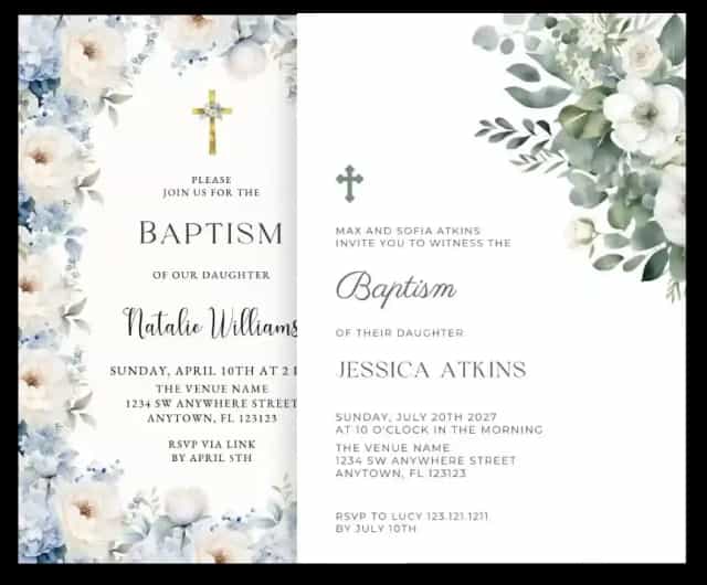 Baptism & Christening Invitations