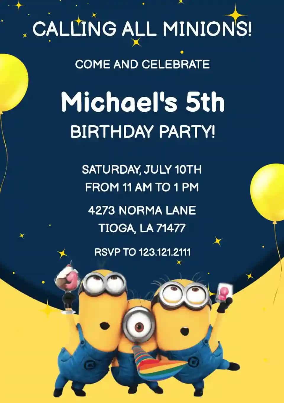 Minion Birthday Party