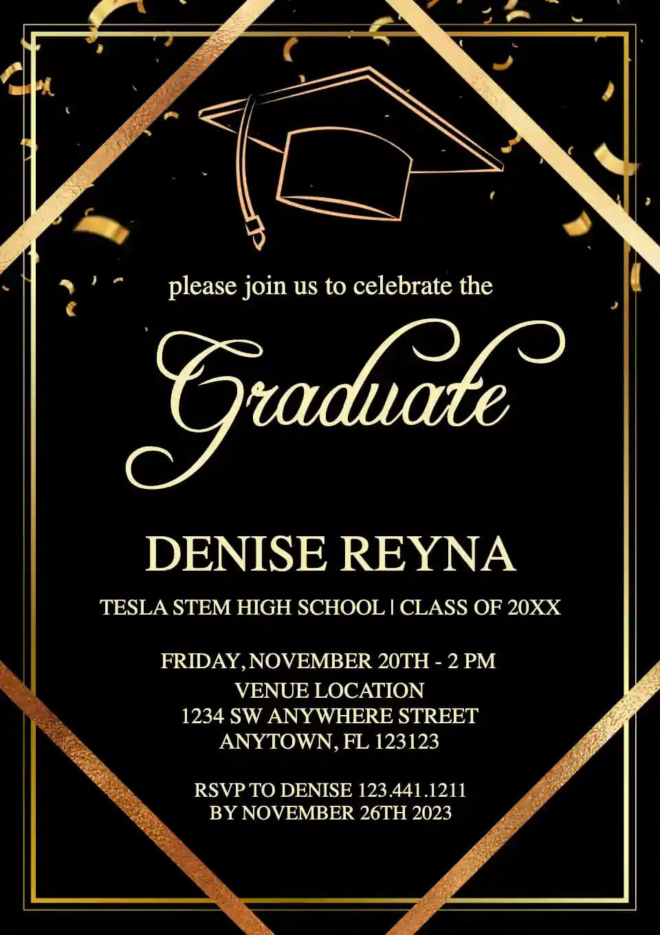 Graduation Party Invitations - Graduation Celebration Invite