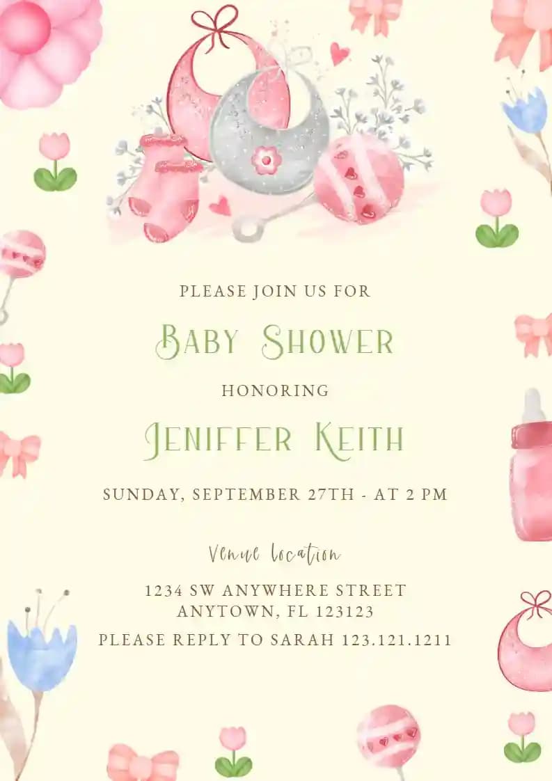 Baby Shower Invitations - Gifts For Babies