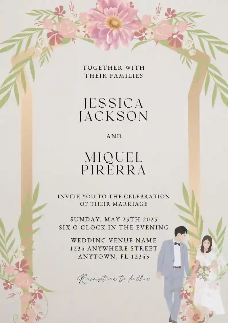 Wedding Invitations - Wedding Gate Decoration