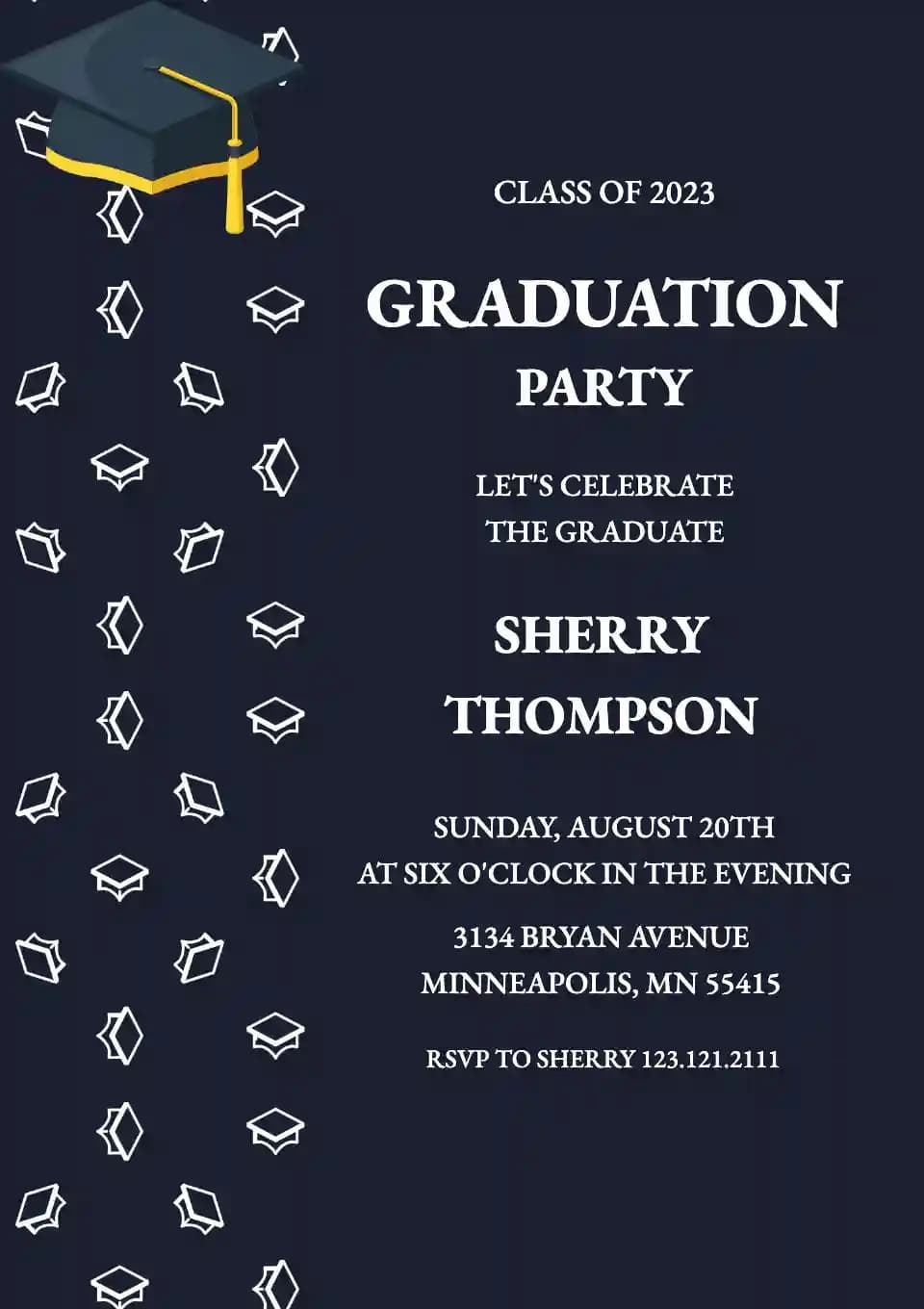 Graduation Party Invitations - Graduation Party Template