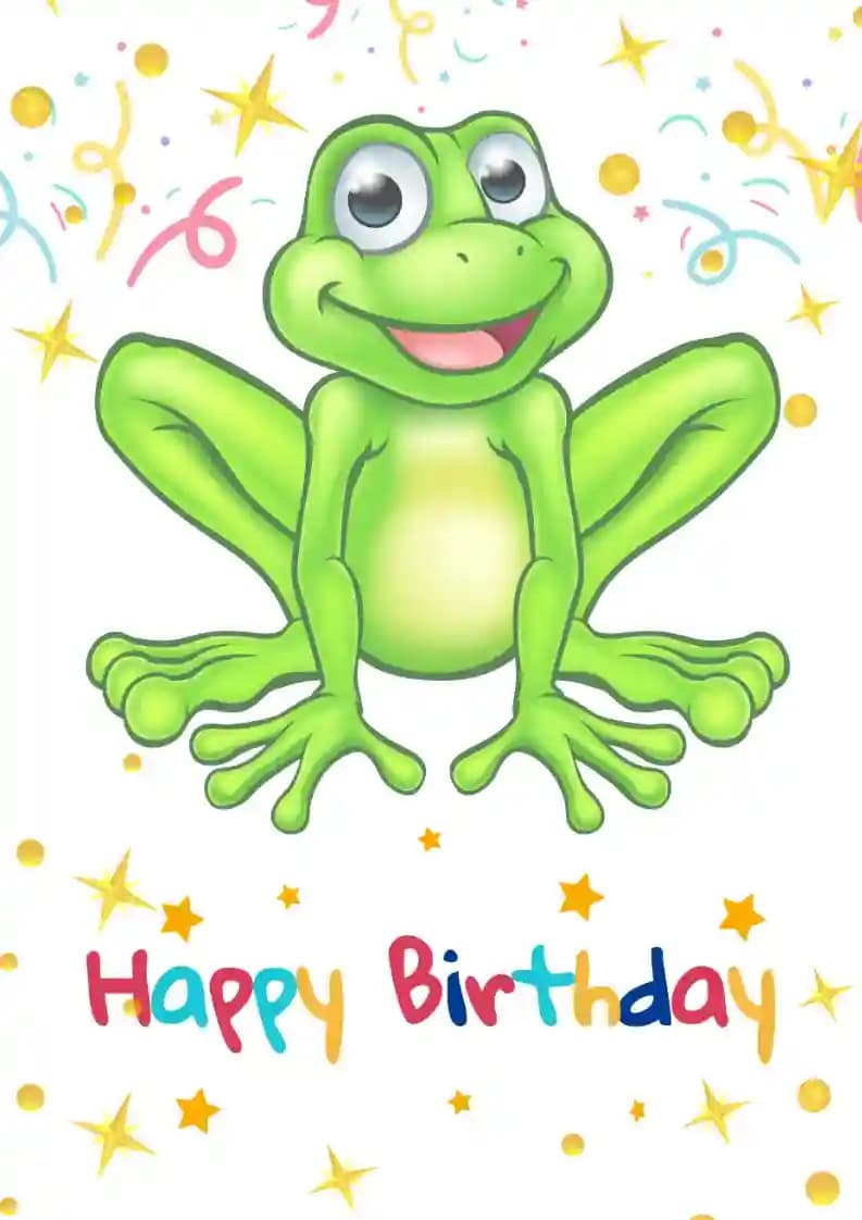 Birthday Cards For Kids - A Happy Hopping Birthday