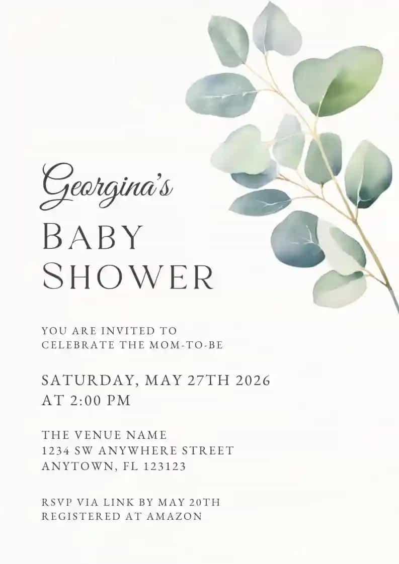 minimalistisk eukalyptus